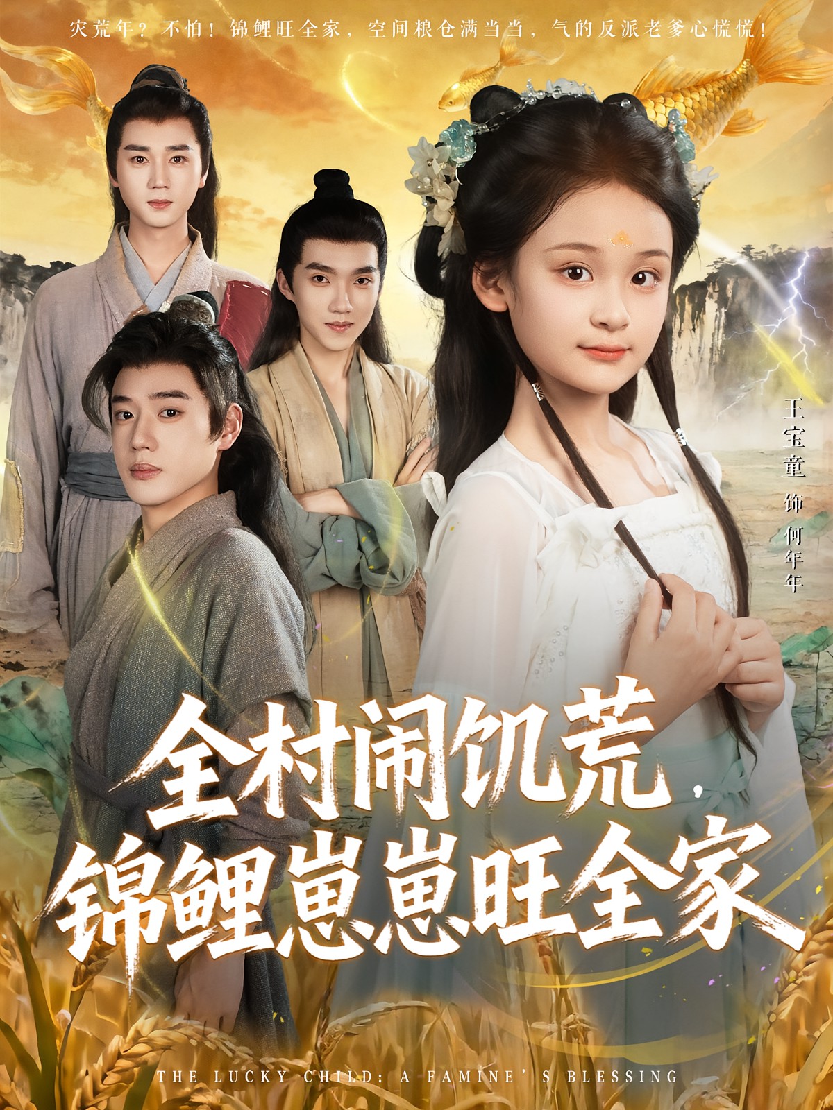 全村鬧饑荒，錦鯉崽崽旺全家(全集)